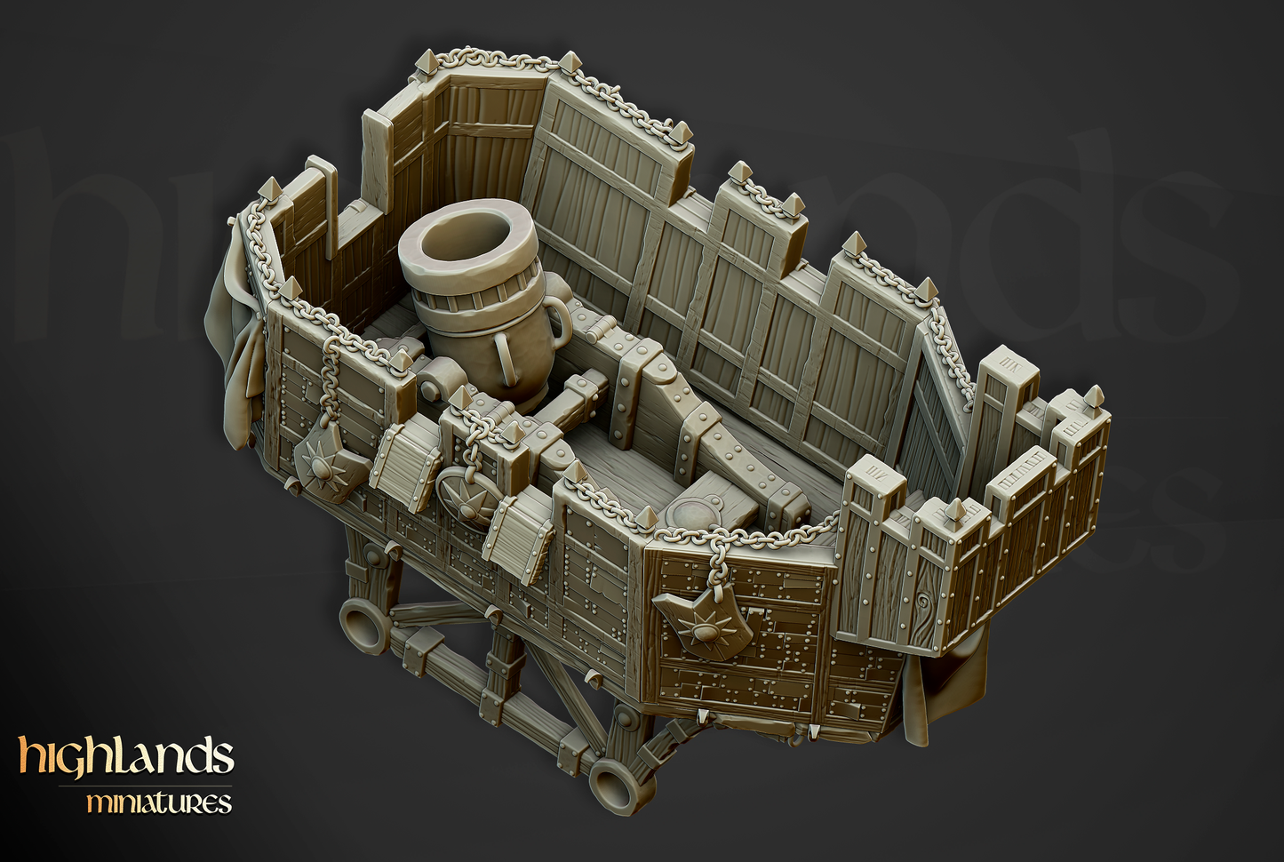 War Wagon, Highlands Miniatures