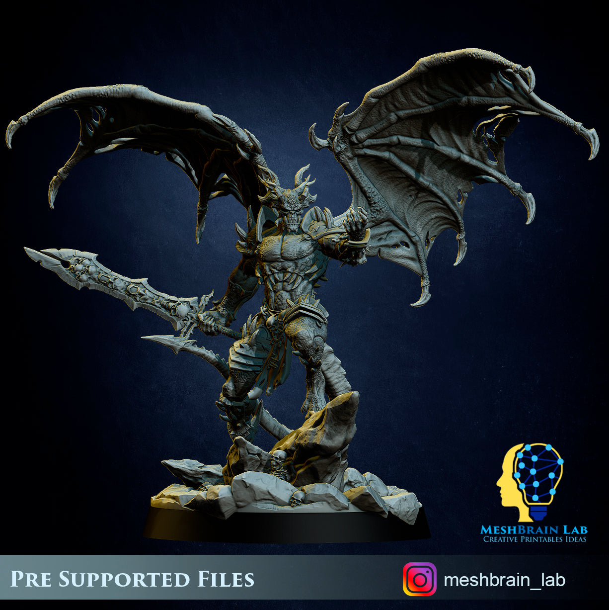 Aamon, The Demon Lord of the Abyss, MeshBrain Lab