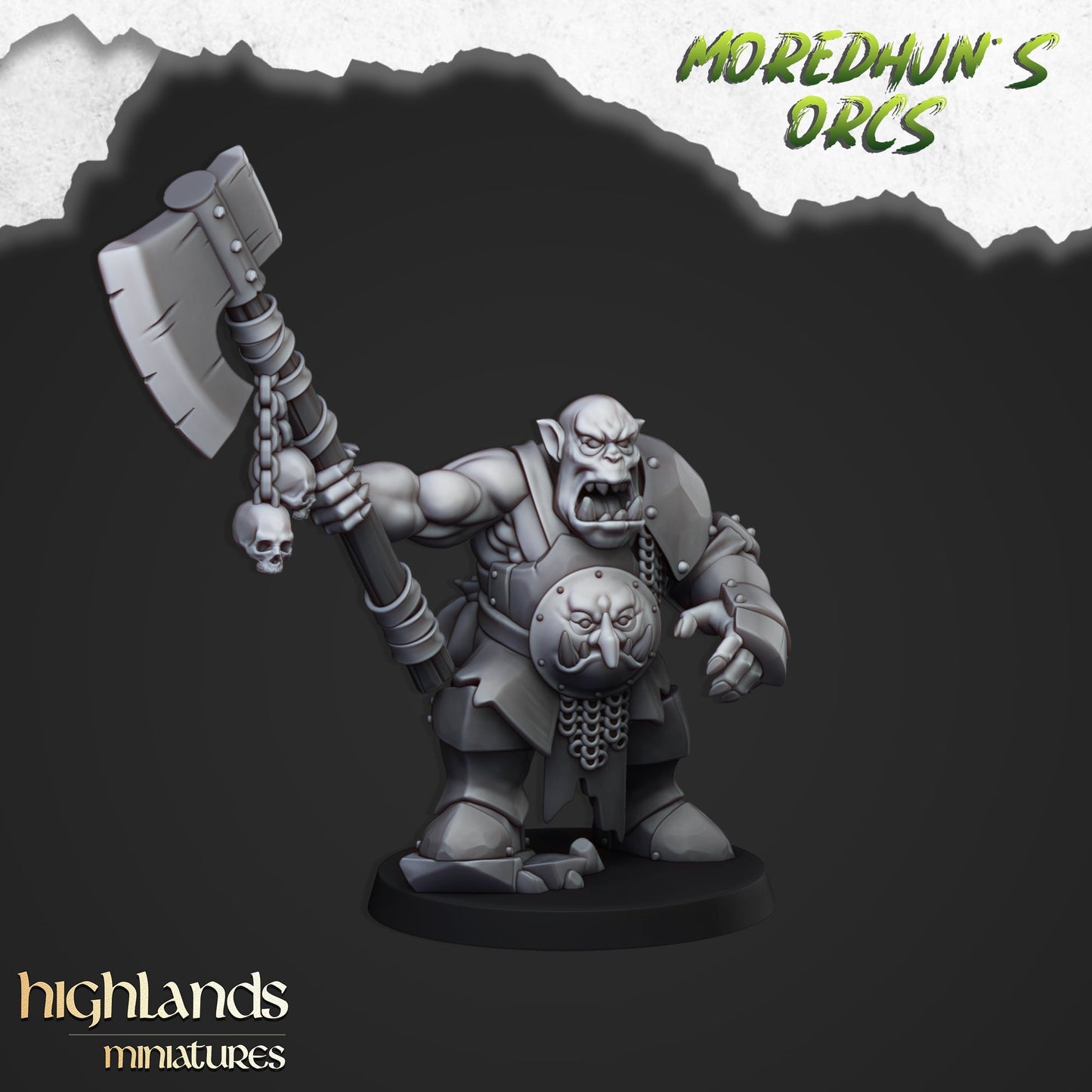 Borgok Skullcrusher, Highlands Miniatures