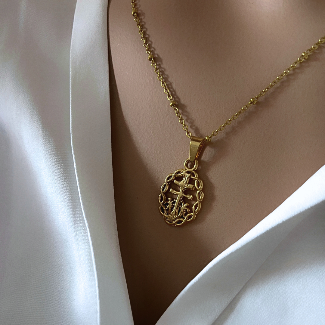 Collar Cruz De Caravaca Orla