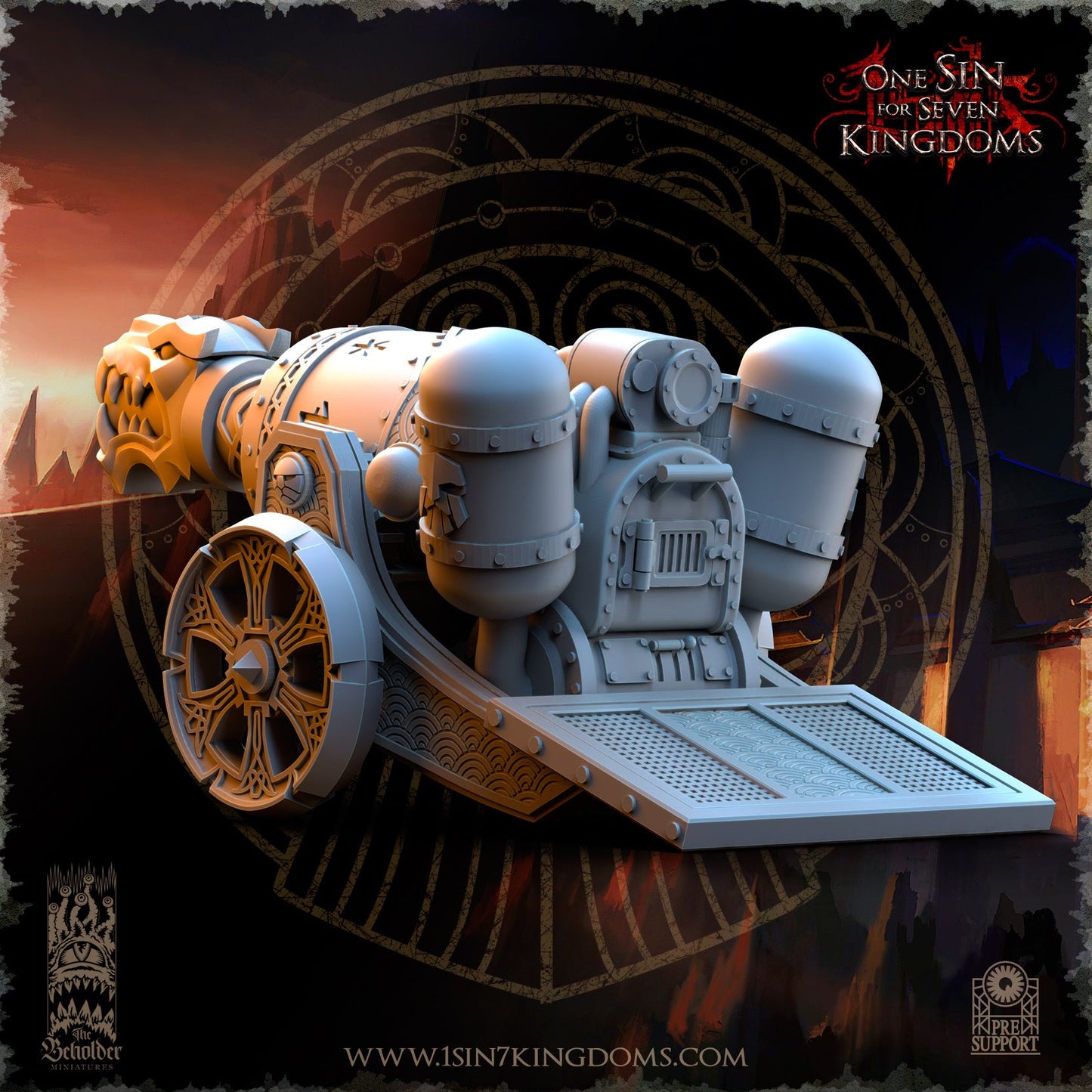 Flamebreath Cannon, The Beholder Miniatures