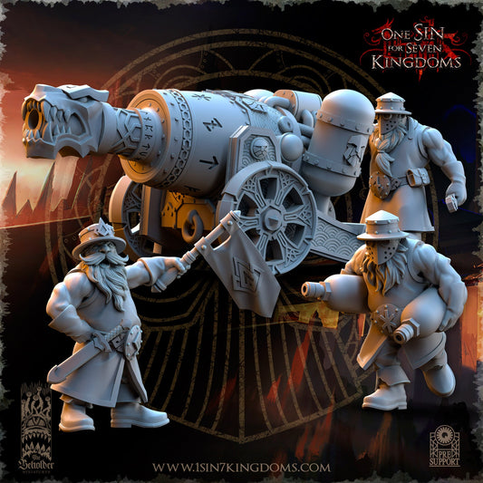 Flamebreath Cannon, The Beholder Miniatures