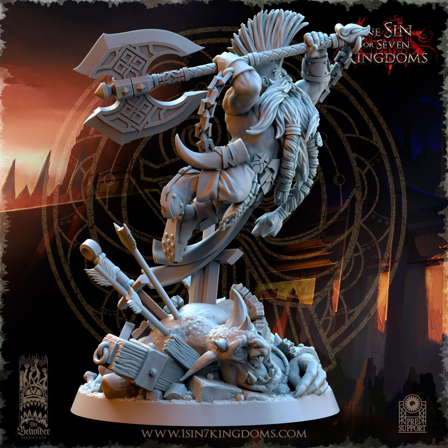 Glaruck Possessed Graymil, The Beholder Miniatures