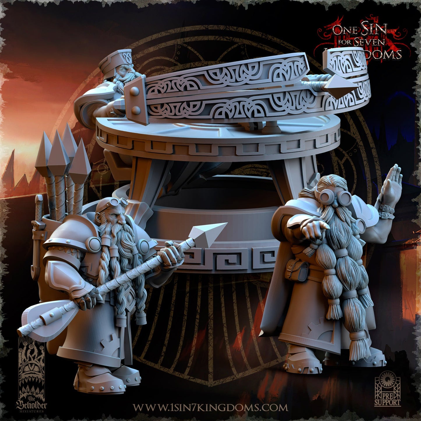 Iron Spitter Ballista, The Beholder Miniatures