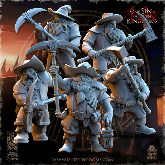 Miners, The Beholder Miniatures