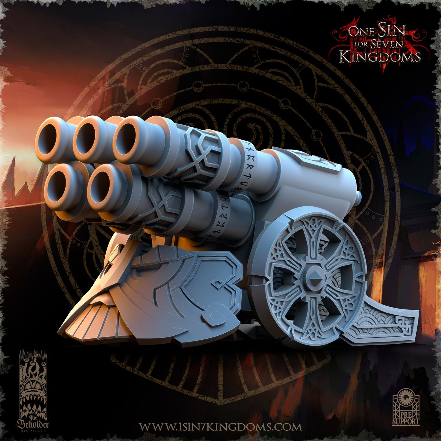 Volcano Battery, The Beholder Miniatures