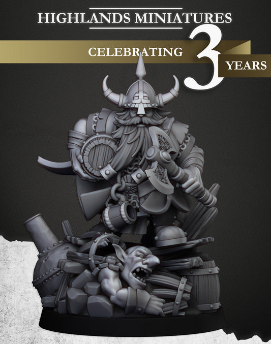 Dwarf Brewmaster, Highlands Miniatures