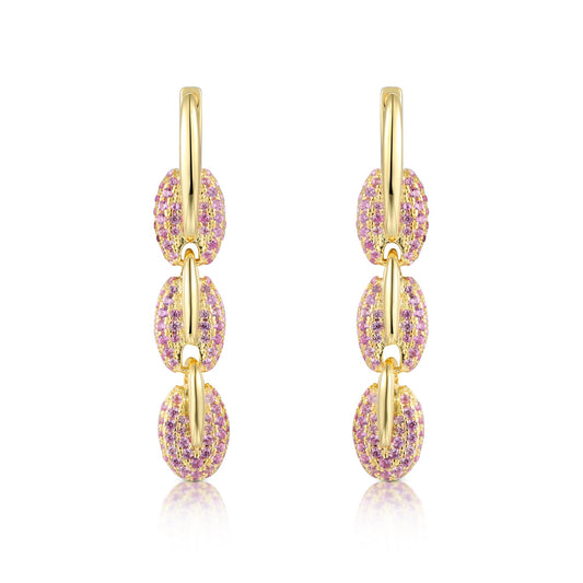PENDIENTES CORALINA ROSA