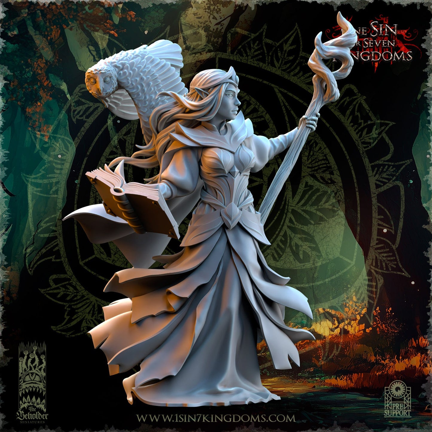 Nuara, Whisper of the Trees, The Beholder Miniatures