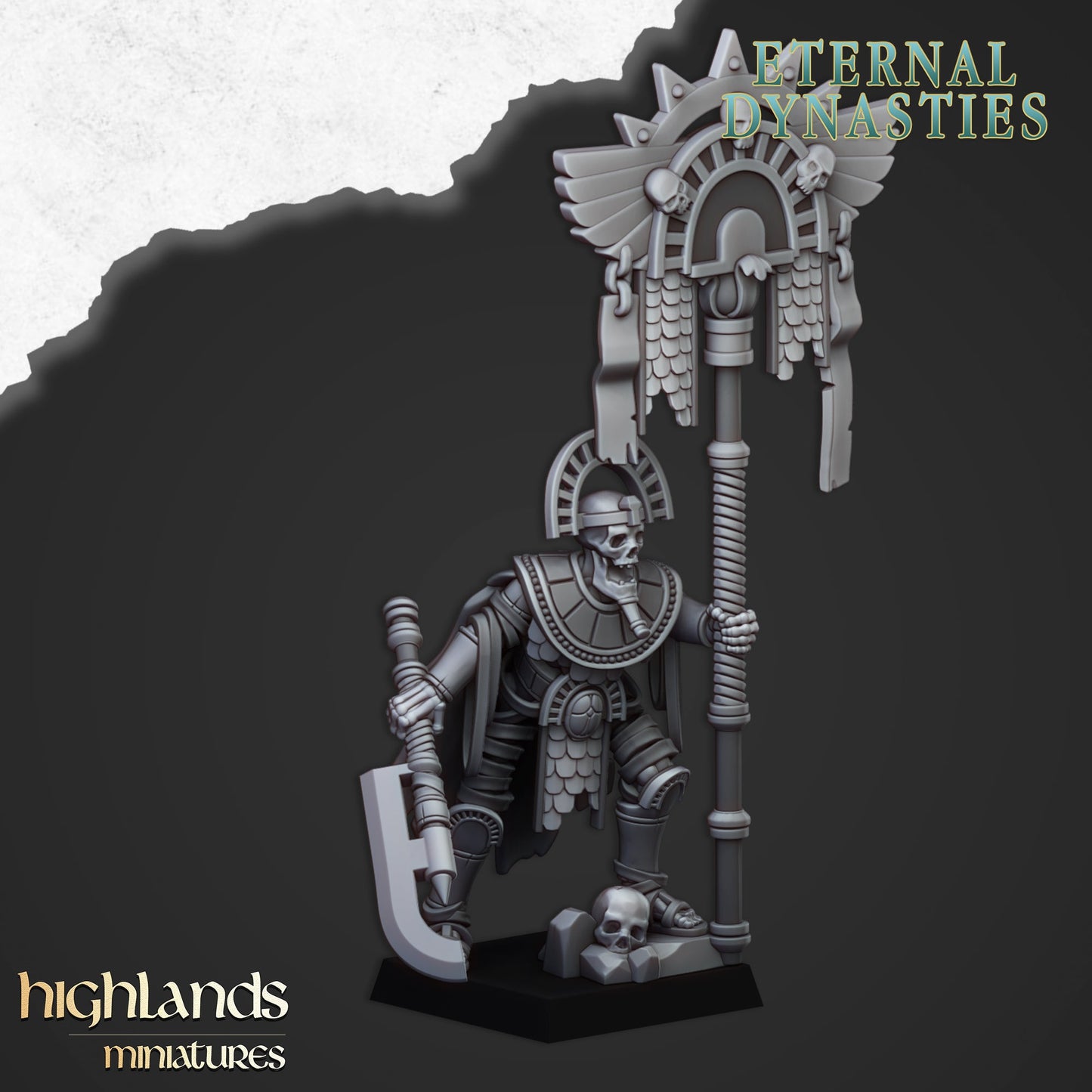 Eternal Pharaoh Banner, Highlands Miniatures