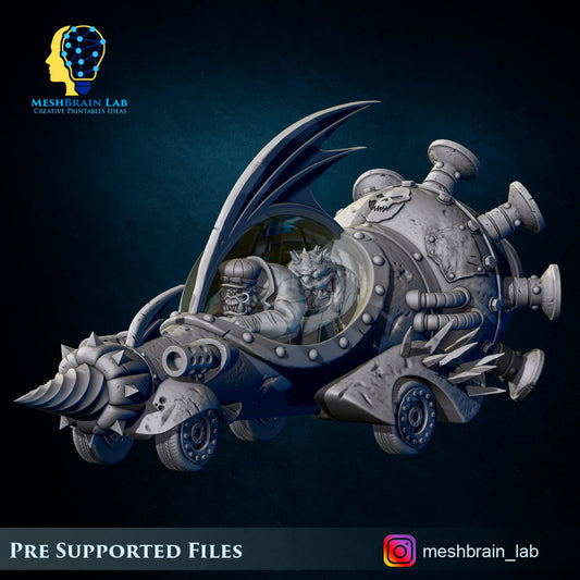 Evil Machine Race Ork car, MeshBrain Lab