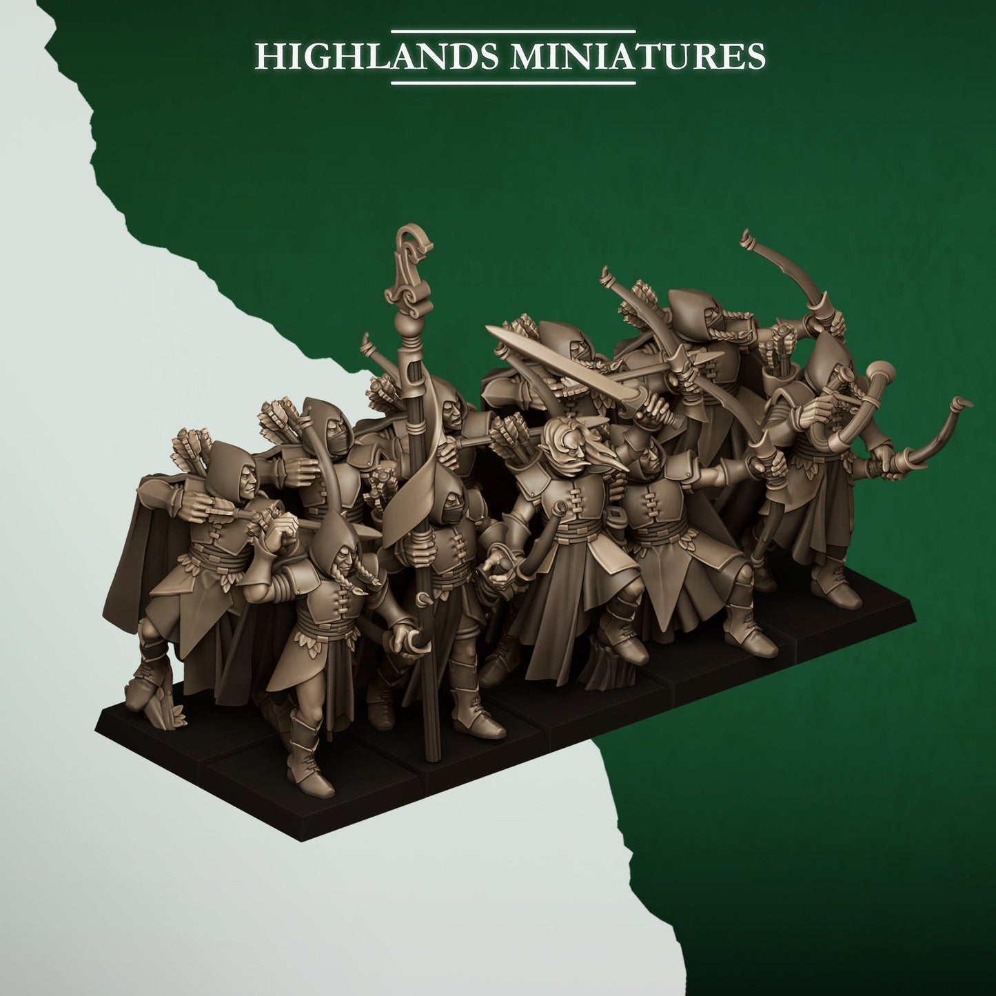Feral Archers, Highlands Miniatures