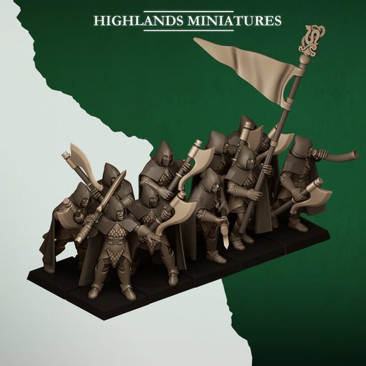 Feral Axemen, Highlands Miniatures