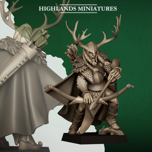 Feral Elf Highborn Bow, Highlands Miniatures