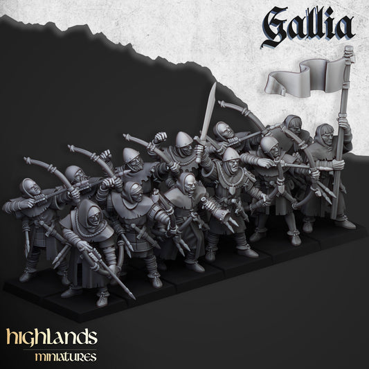 Gallian Archers, Highlands Miniatures