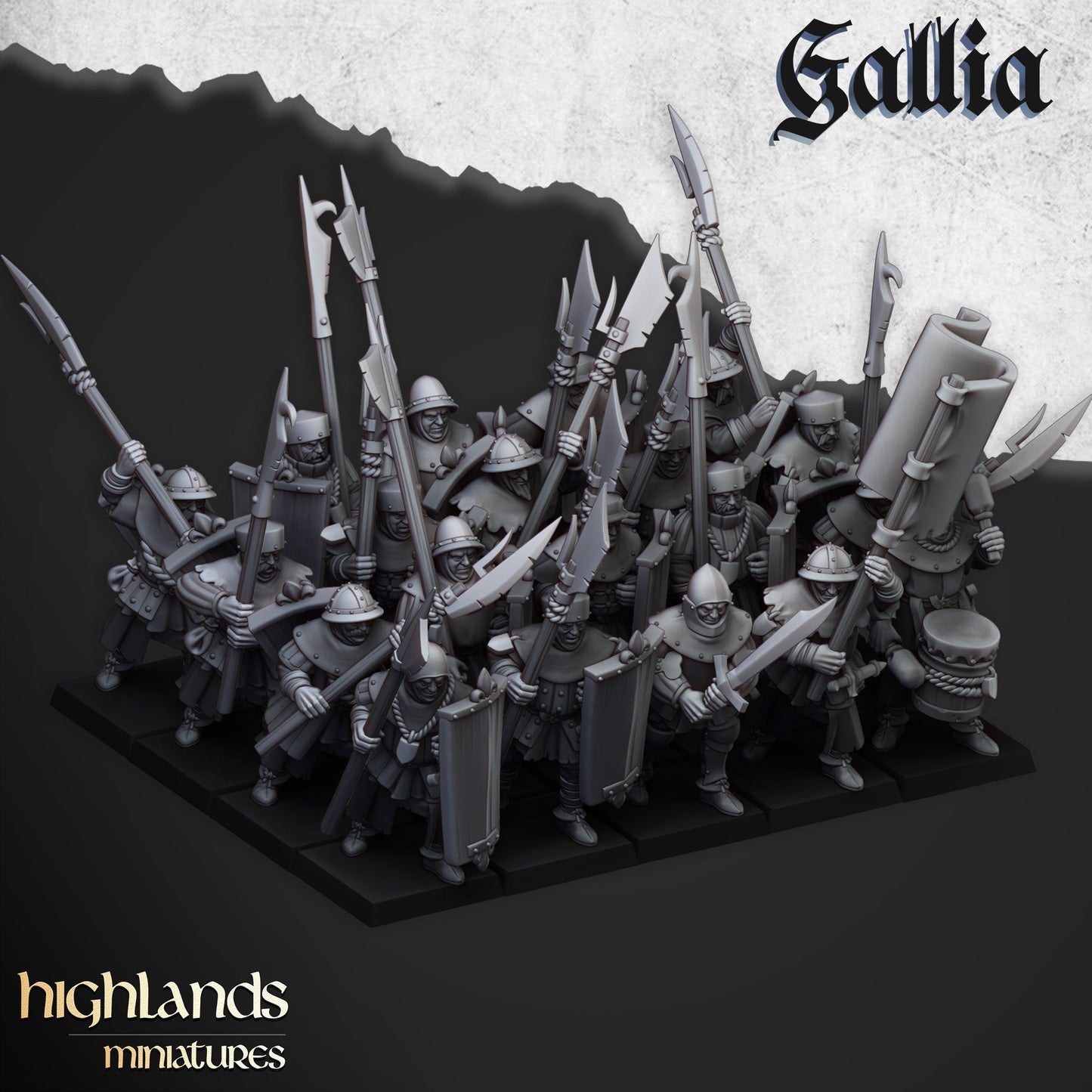 Gallia Met at Arms, Highlands Miniatures