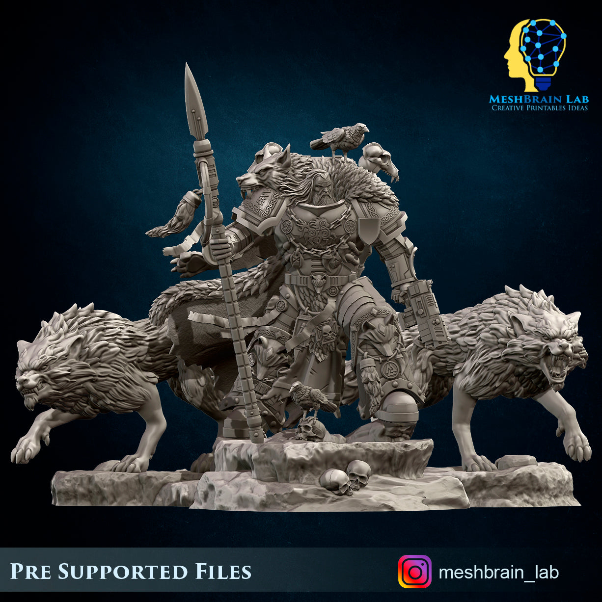 Harald Wutan- Sons of the Aesir Chapter Lord, MeshBrain Lab