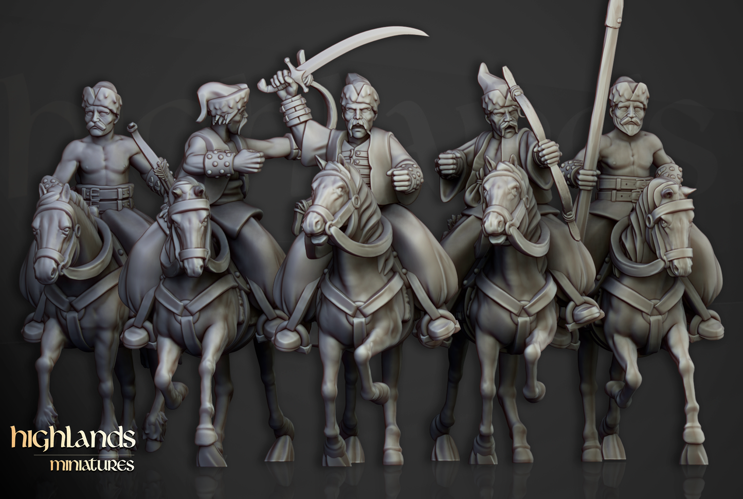 Cossacks Light Cavalry, Highlands Miniatures