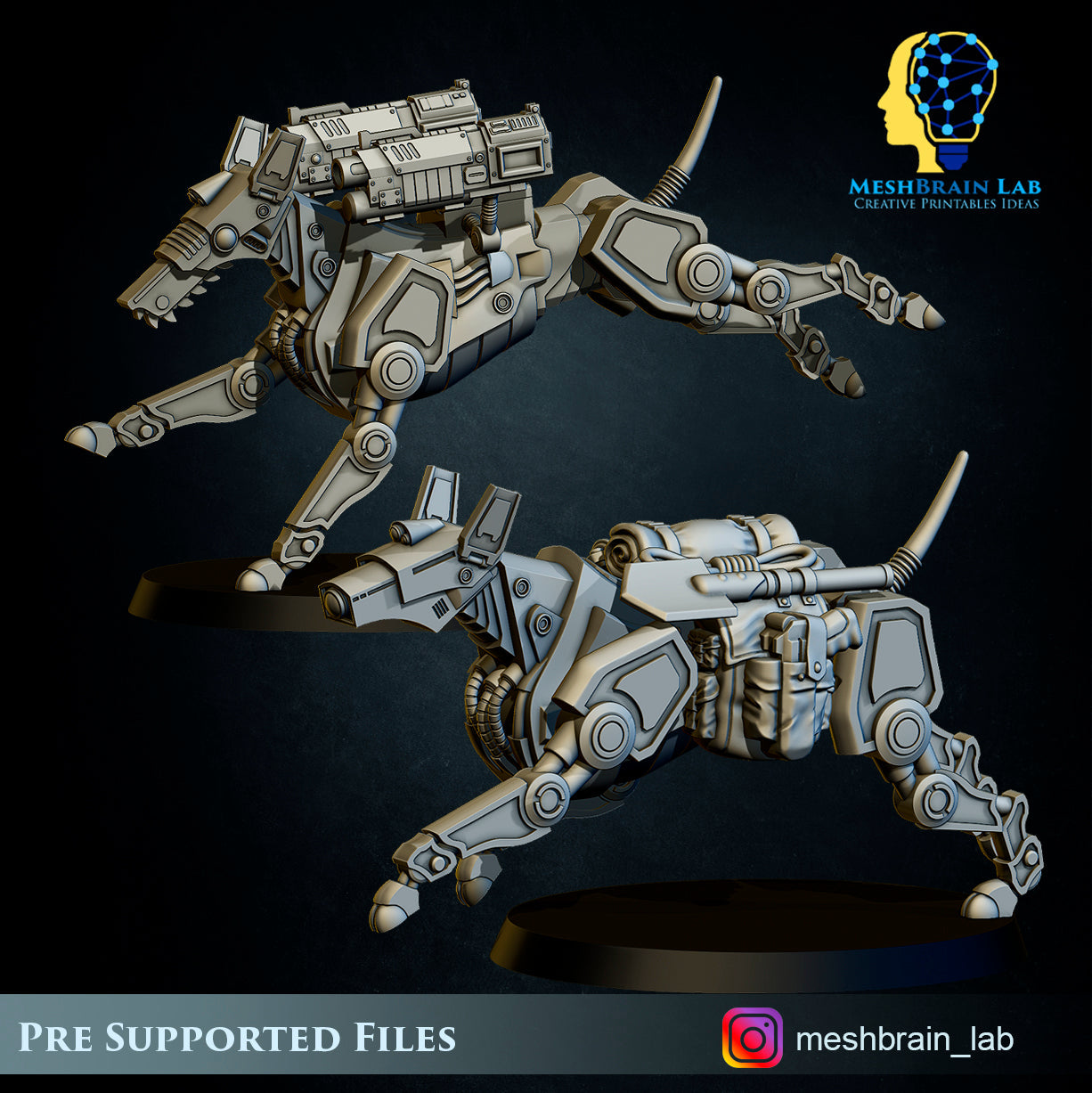Mech Dogs War Gears Support, MeshBrain Lab