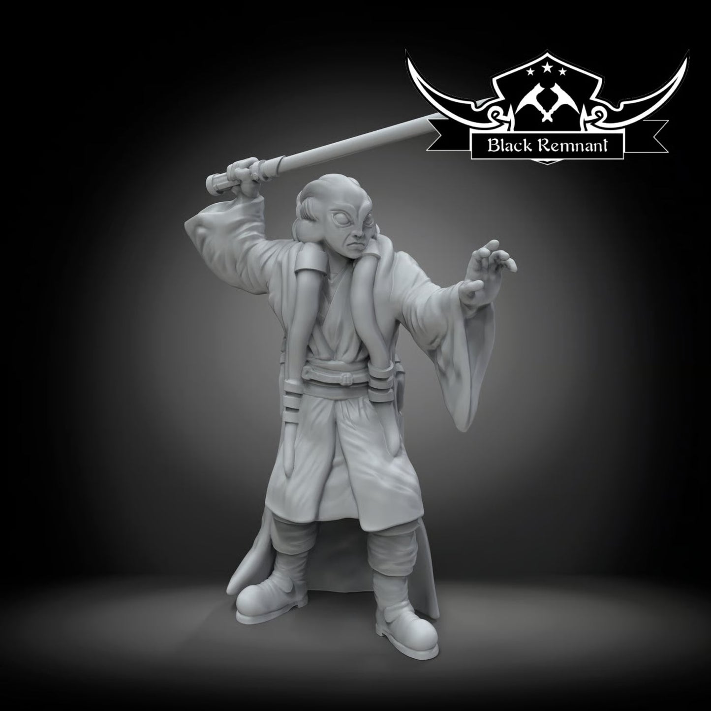 Mystical warrior with tentacles, Black Remnant