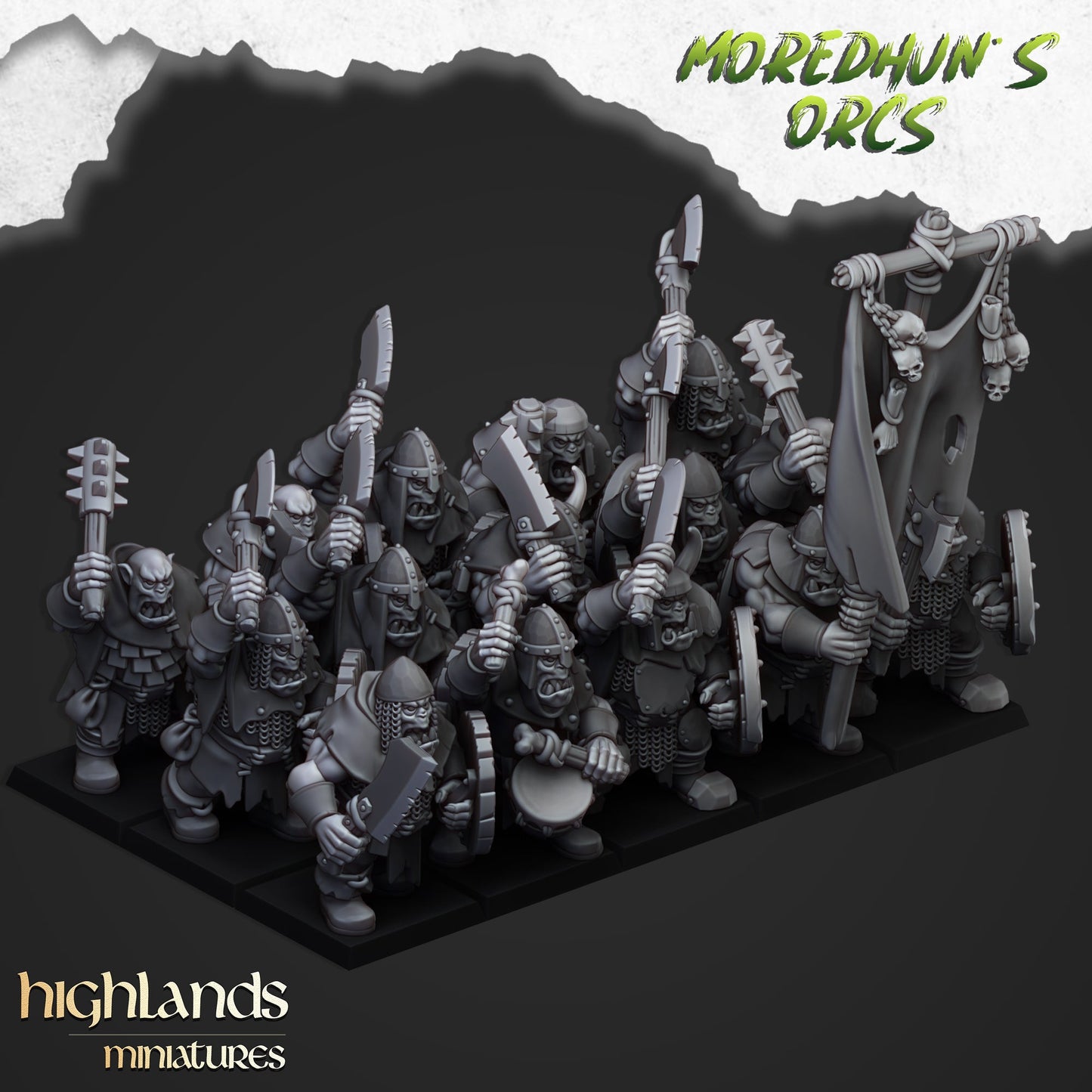 Orc Warriors, Highlands Miniatures