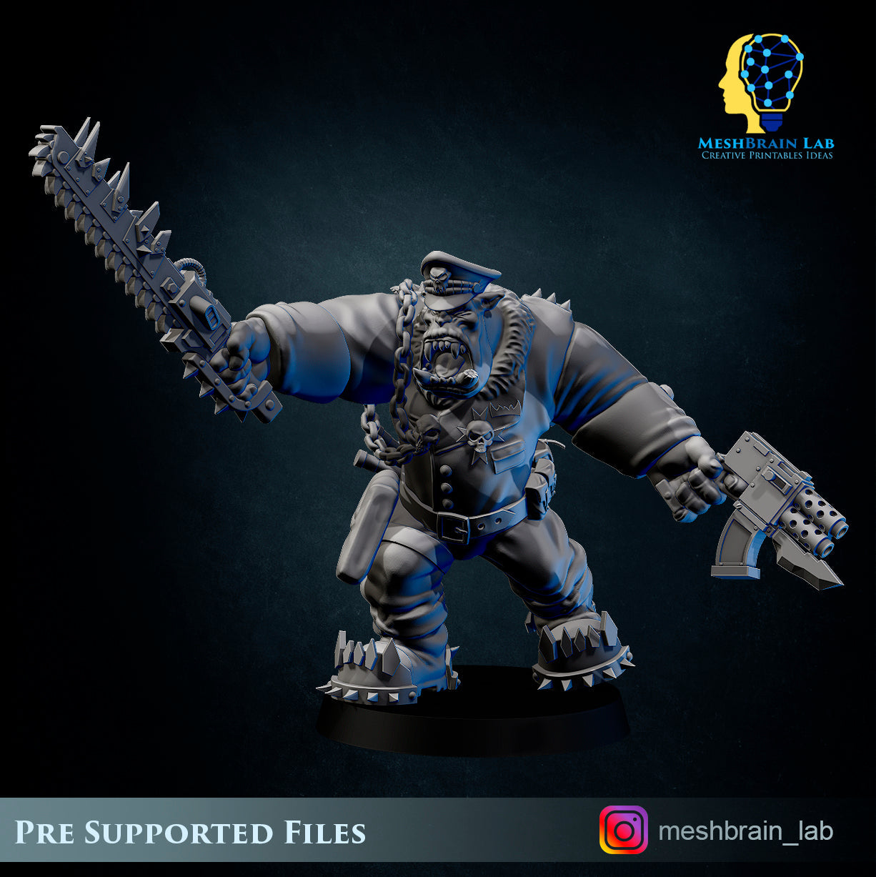 Ork nobz General, MeshBrain Lab