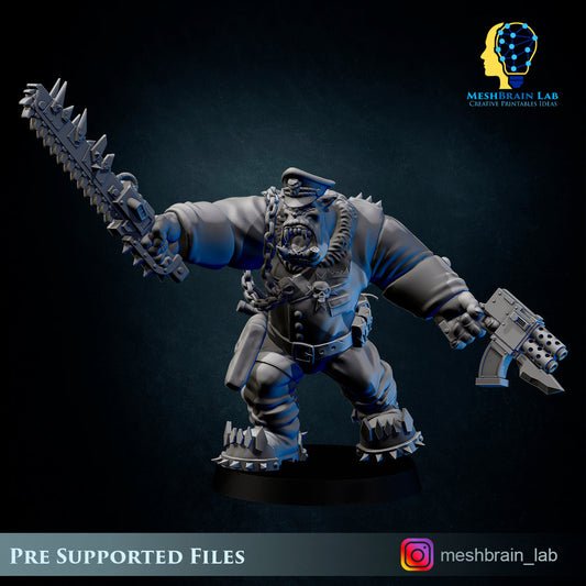 Ork nobz General, MeshBrain Lab