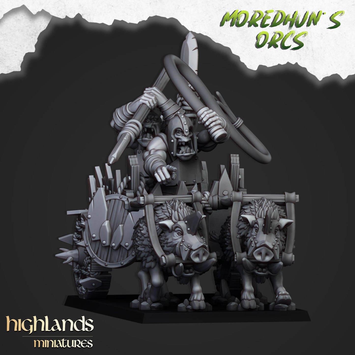 Orc Chariot, Highlands Miniatures
