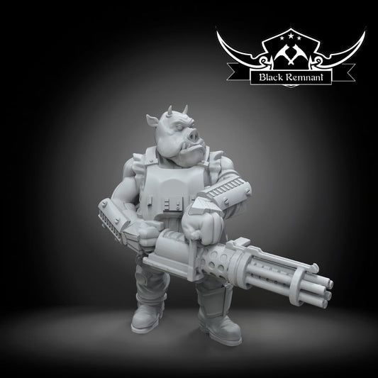 Pirate pig heavy gunner, Black Remnant