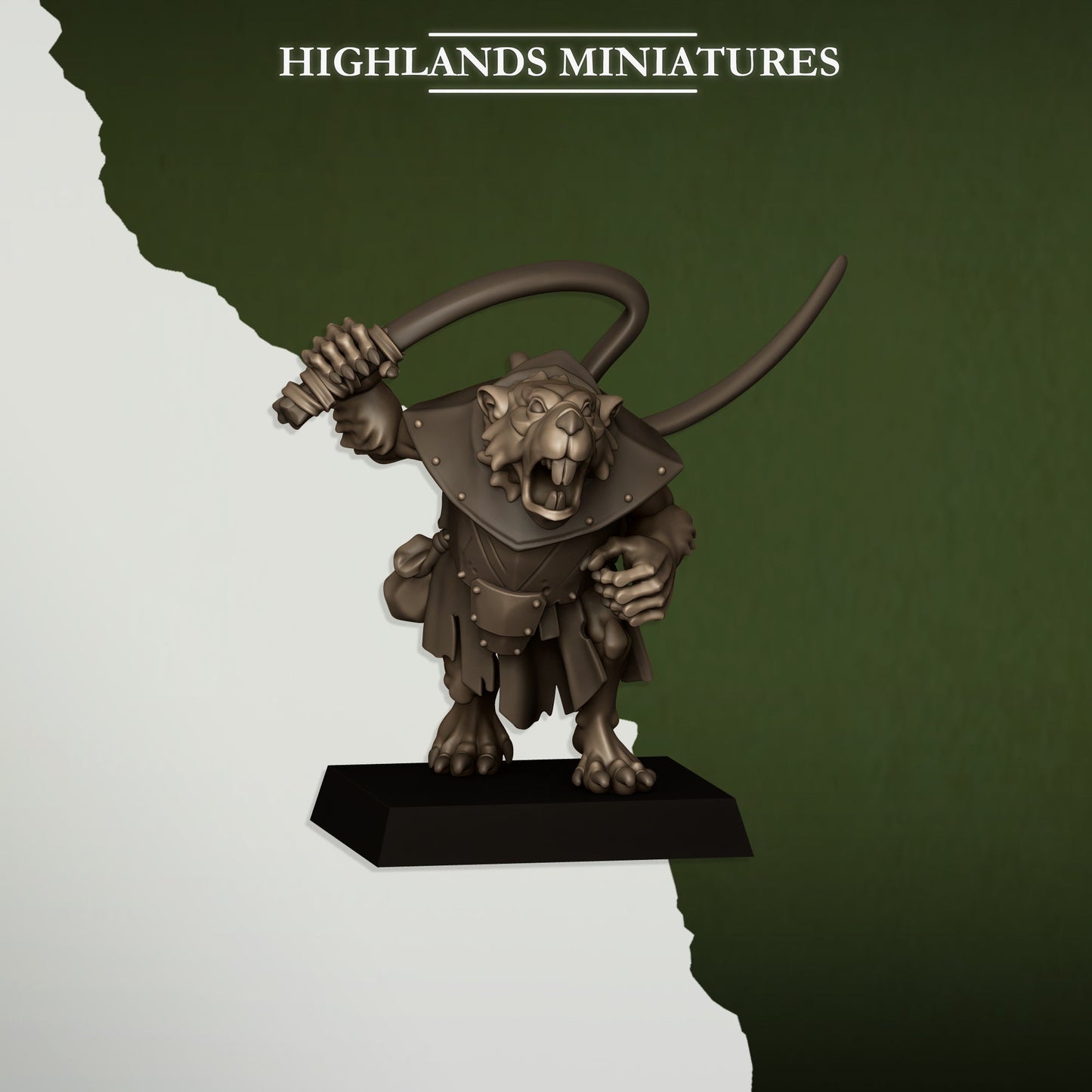 Rats and Rat masters, Highlands Miniatures