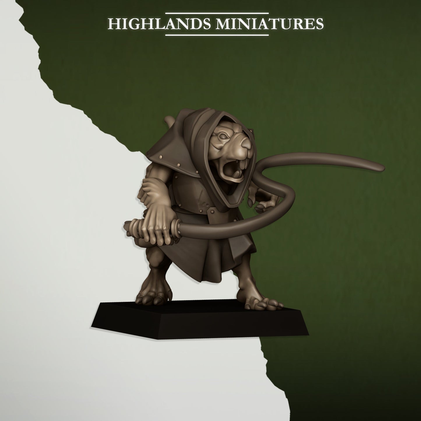 Rats and Rat masters, Highlands Miniatures