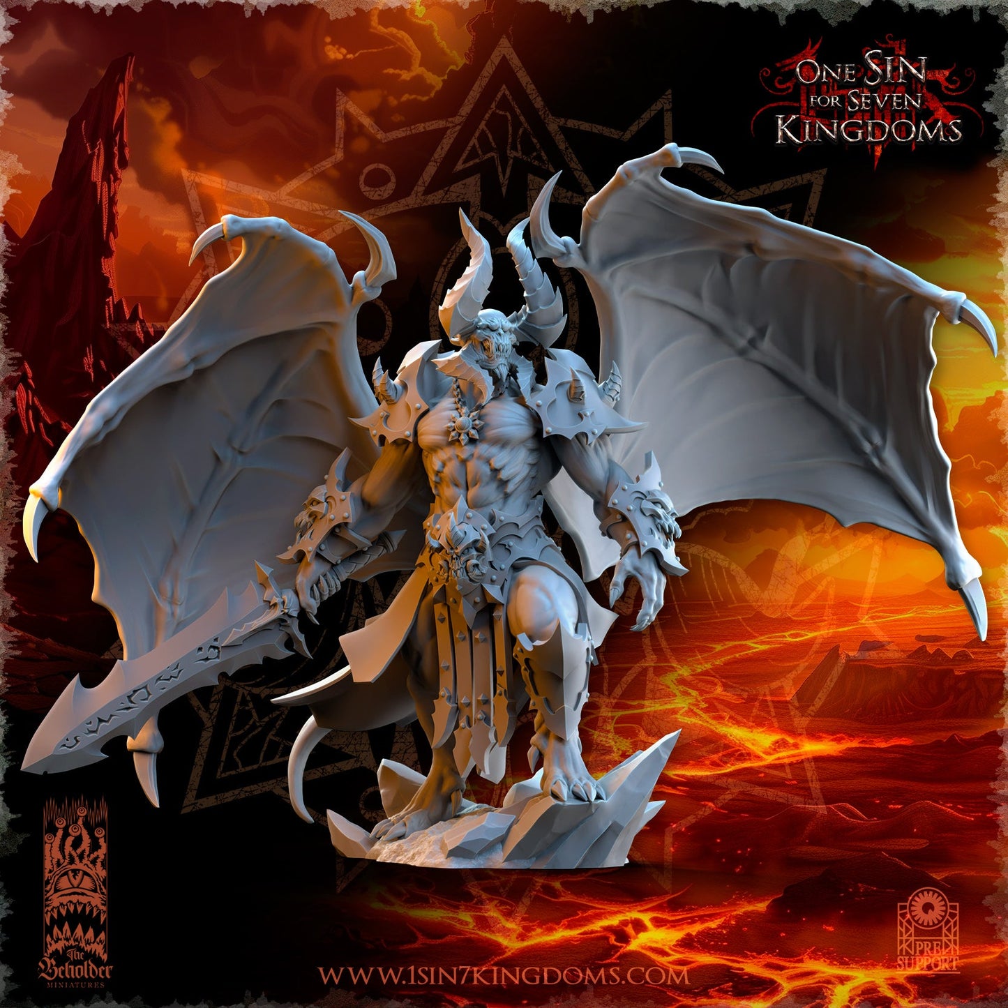 Azagoth, Prince of Mayhem, The Beholder Miniatures