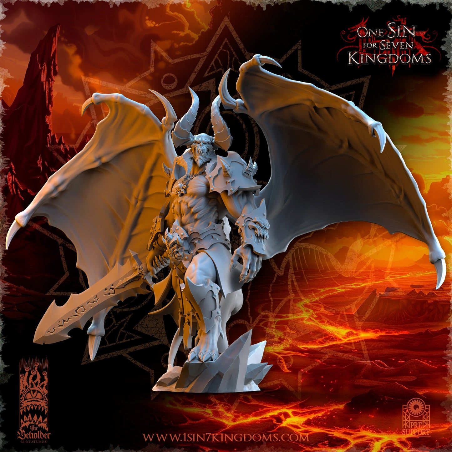 Azagoth, Prince of Mayhem, The Beholder Miniatures