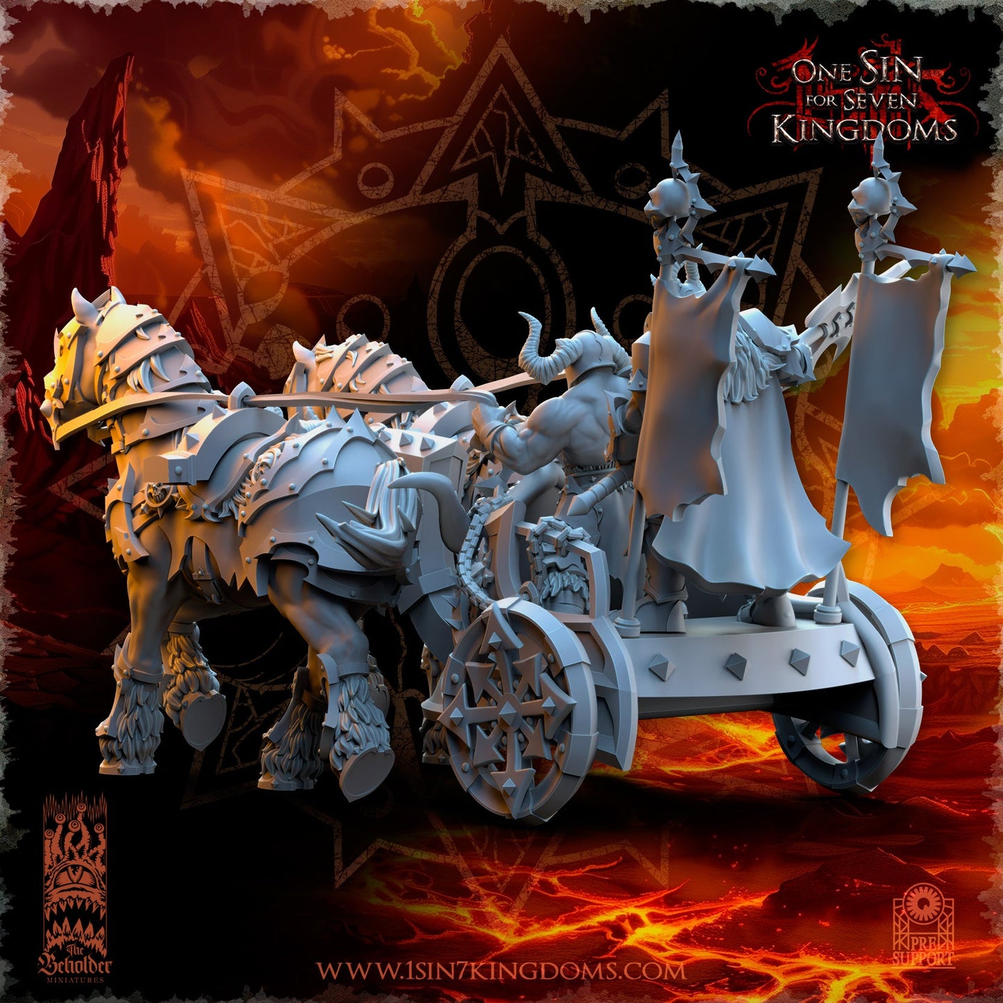 Deathbringer Chariot, The Beholder Miniatures