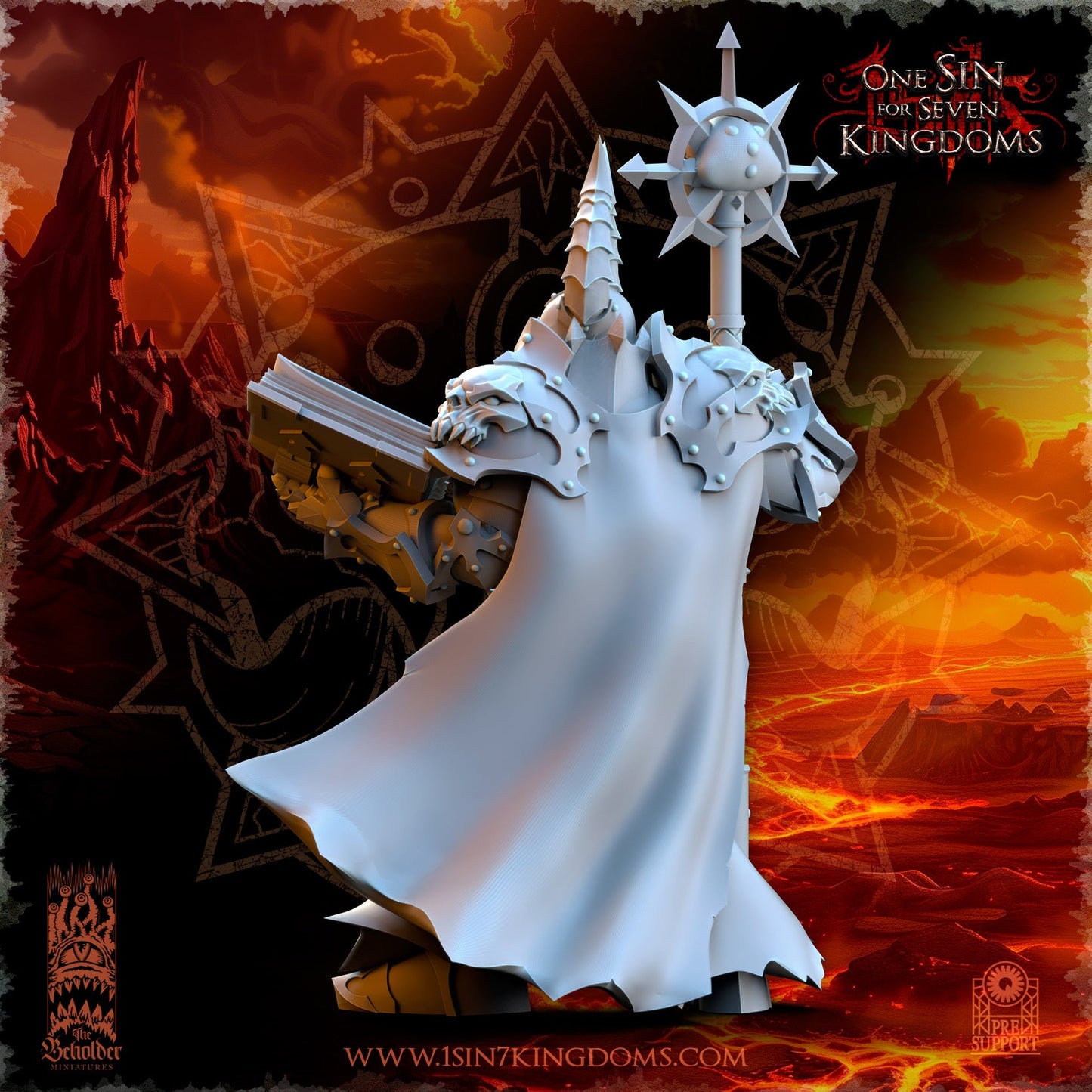 Demonaz, Ascended Sorcerer, The Beholder Miniatures