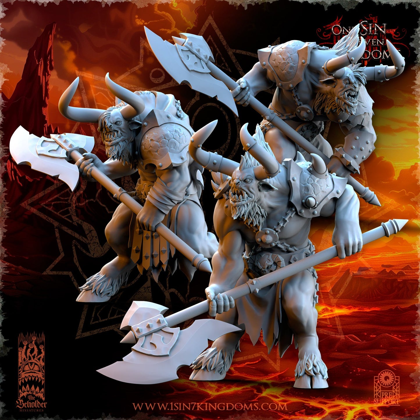 Minotaurs, The Beholder Miniatures