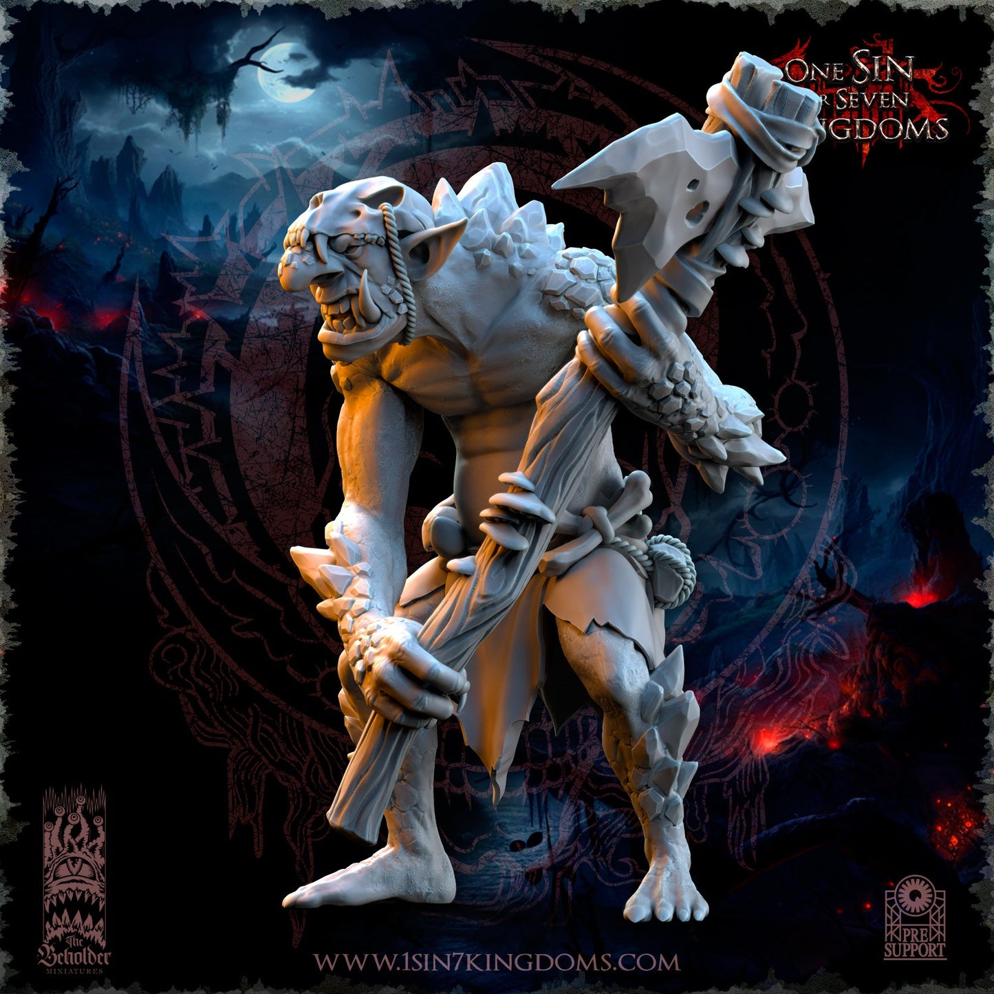 Rock Trolls, The Beholder Miniatures