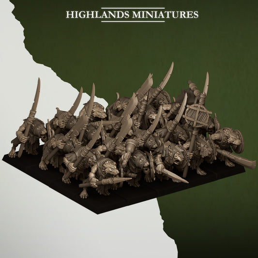 Sewer rats, Highlands Miniatures
