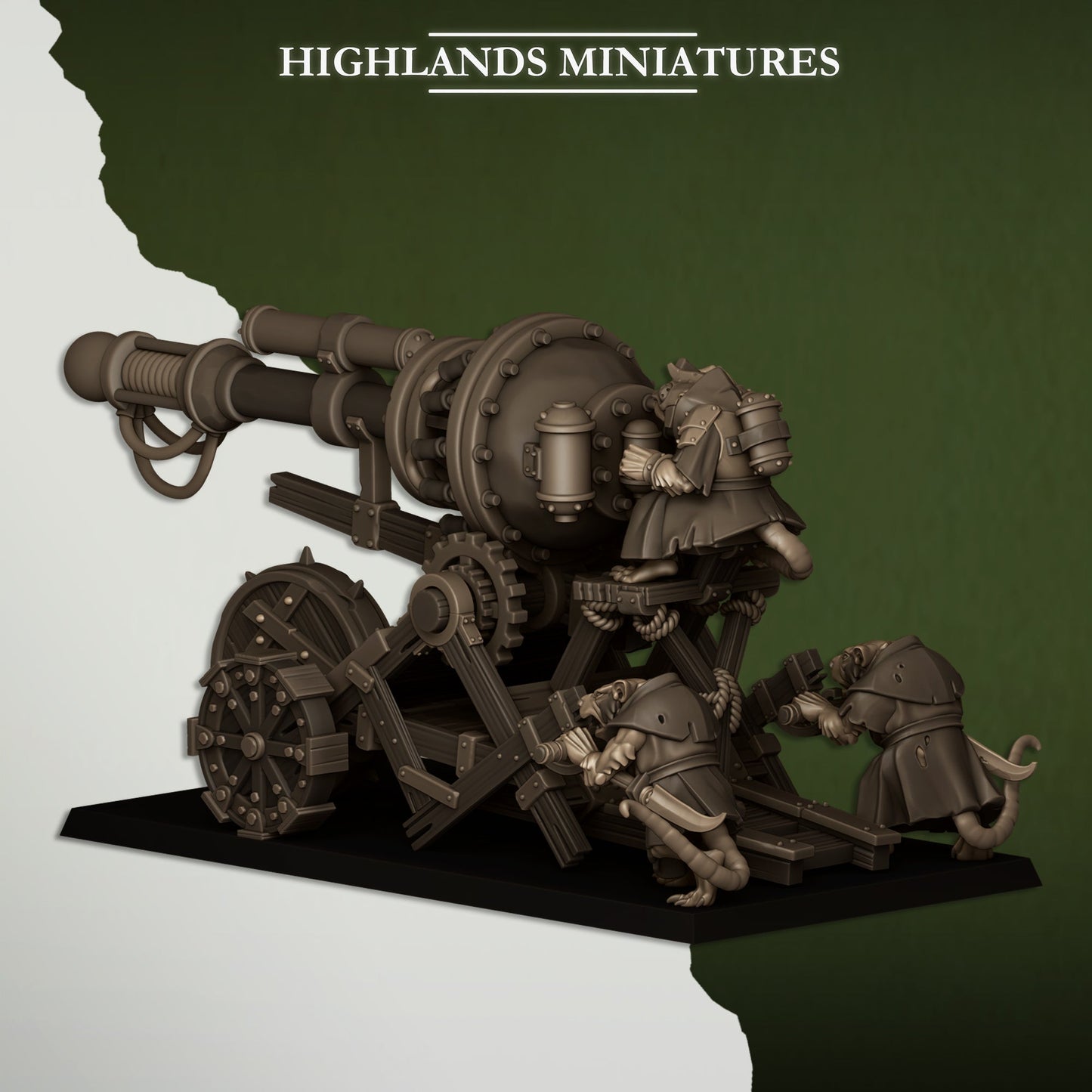 Vermin Cannon, Highlands Miniatures