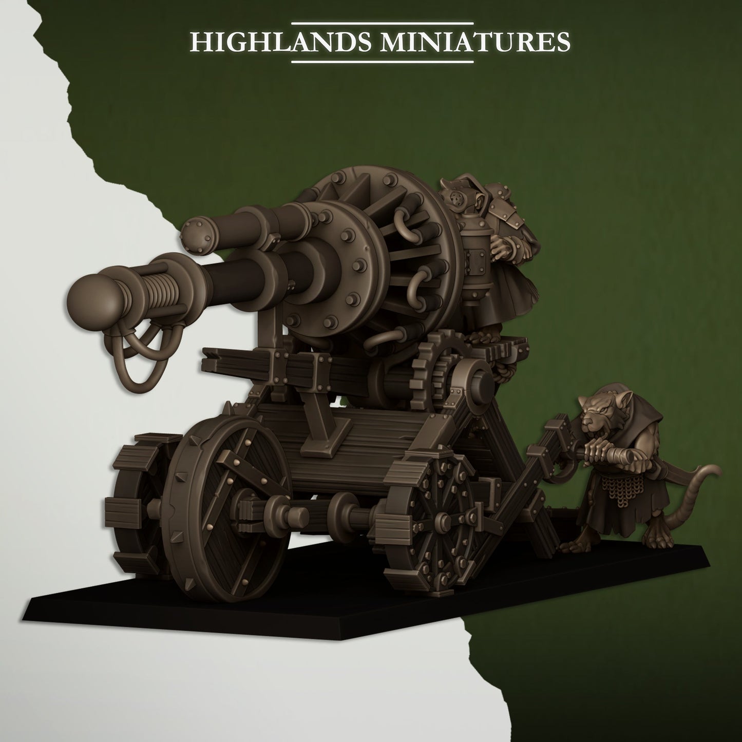 Vermin Cannon, Highlands Miniatures