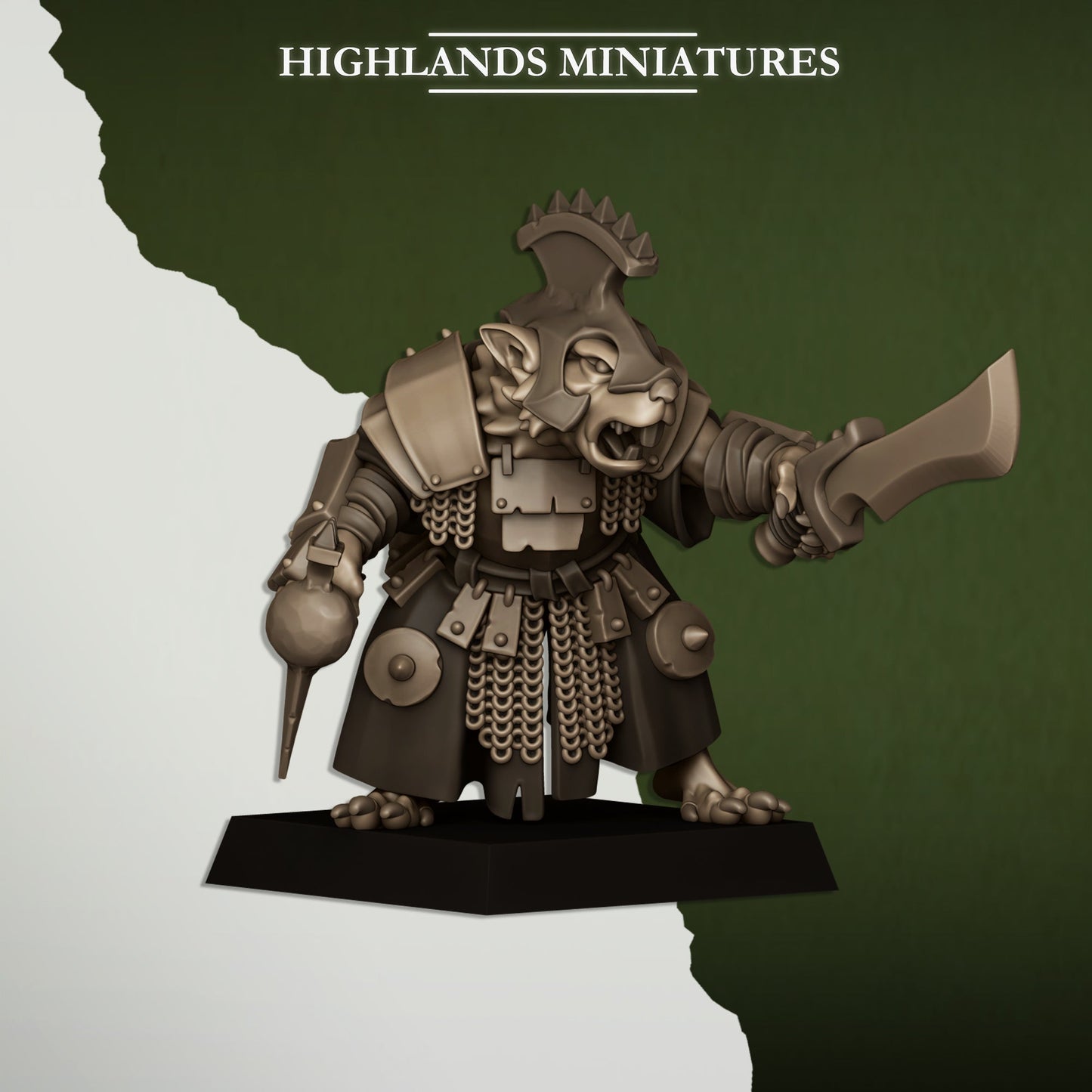 Sewer Vermin Lord, Highlands Miniatures