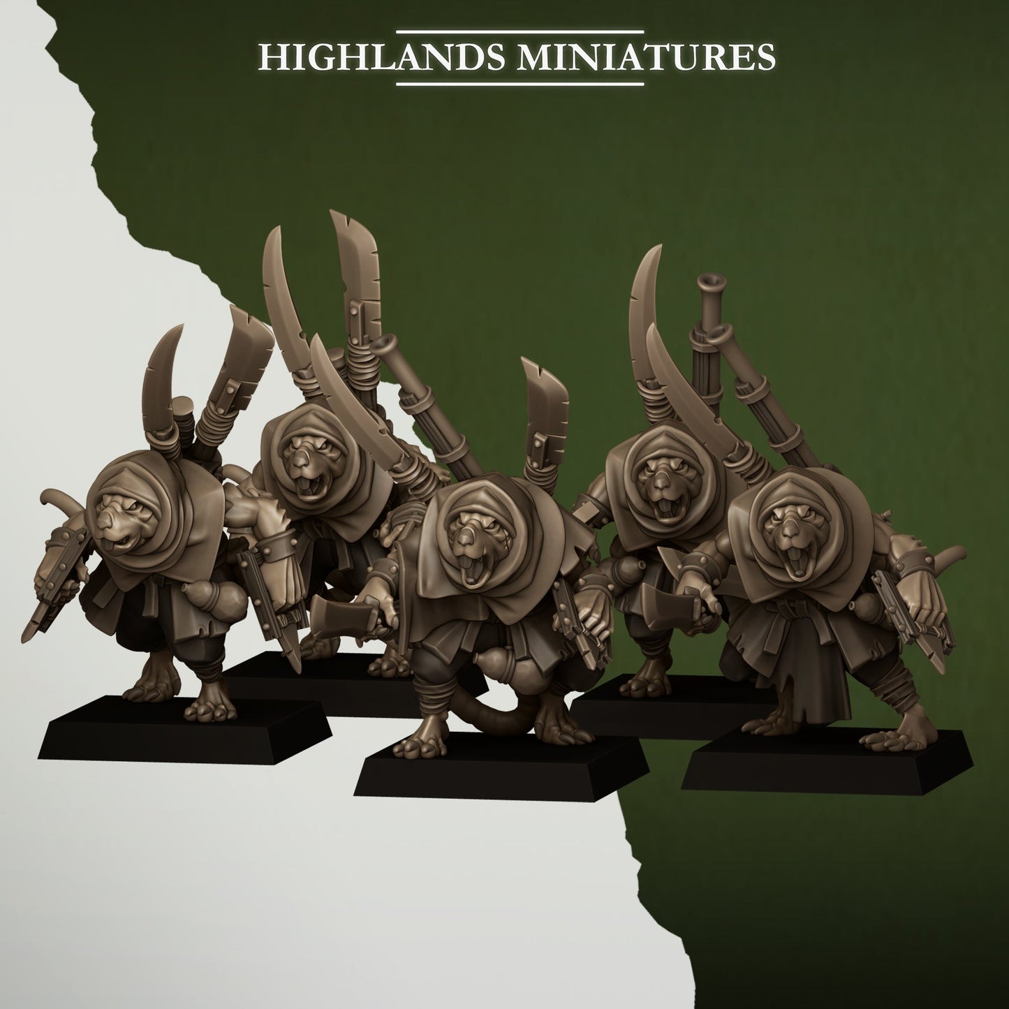 Sewer Vermin Smugglers, Highlands Miniatures