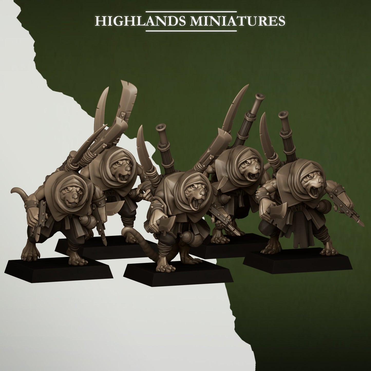 Sewer Vermin Smugglers, Highlands Miniatures