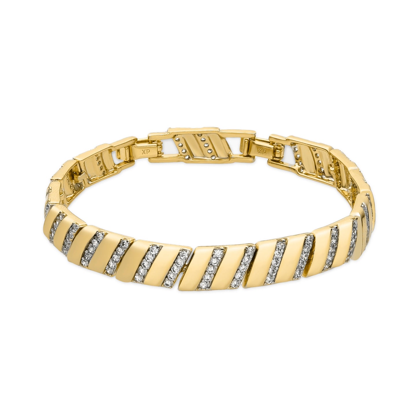 Pulsera con Circonita Brillante acabado oro 18k - Xokri