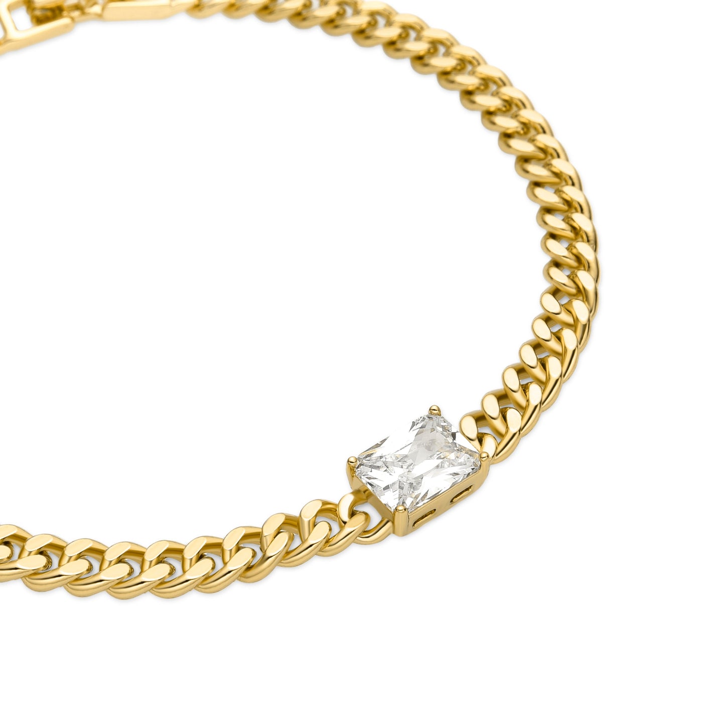 Pulsera con Circonita Brillante acabado oro 18k - Teyvat