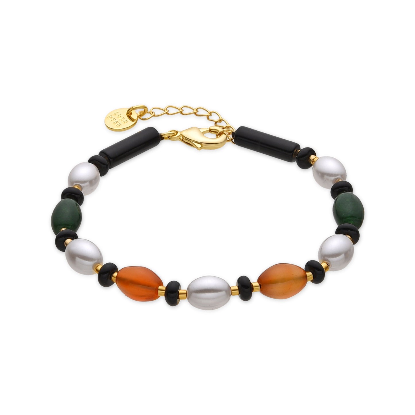 Pulsera con Onix acabado oro 18k - Coepil