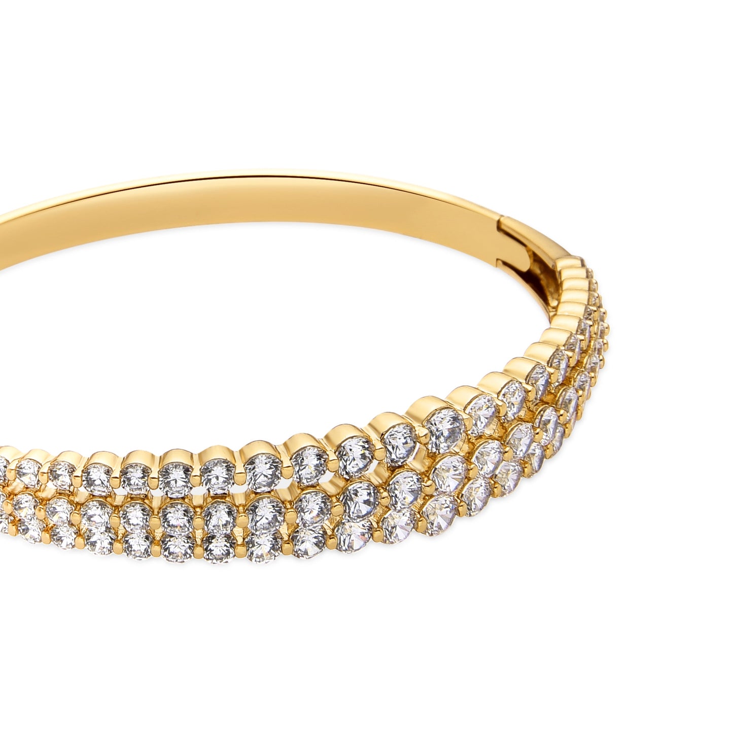 Pulsera con Circonita Brillante acabado oro 18k - Keon
