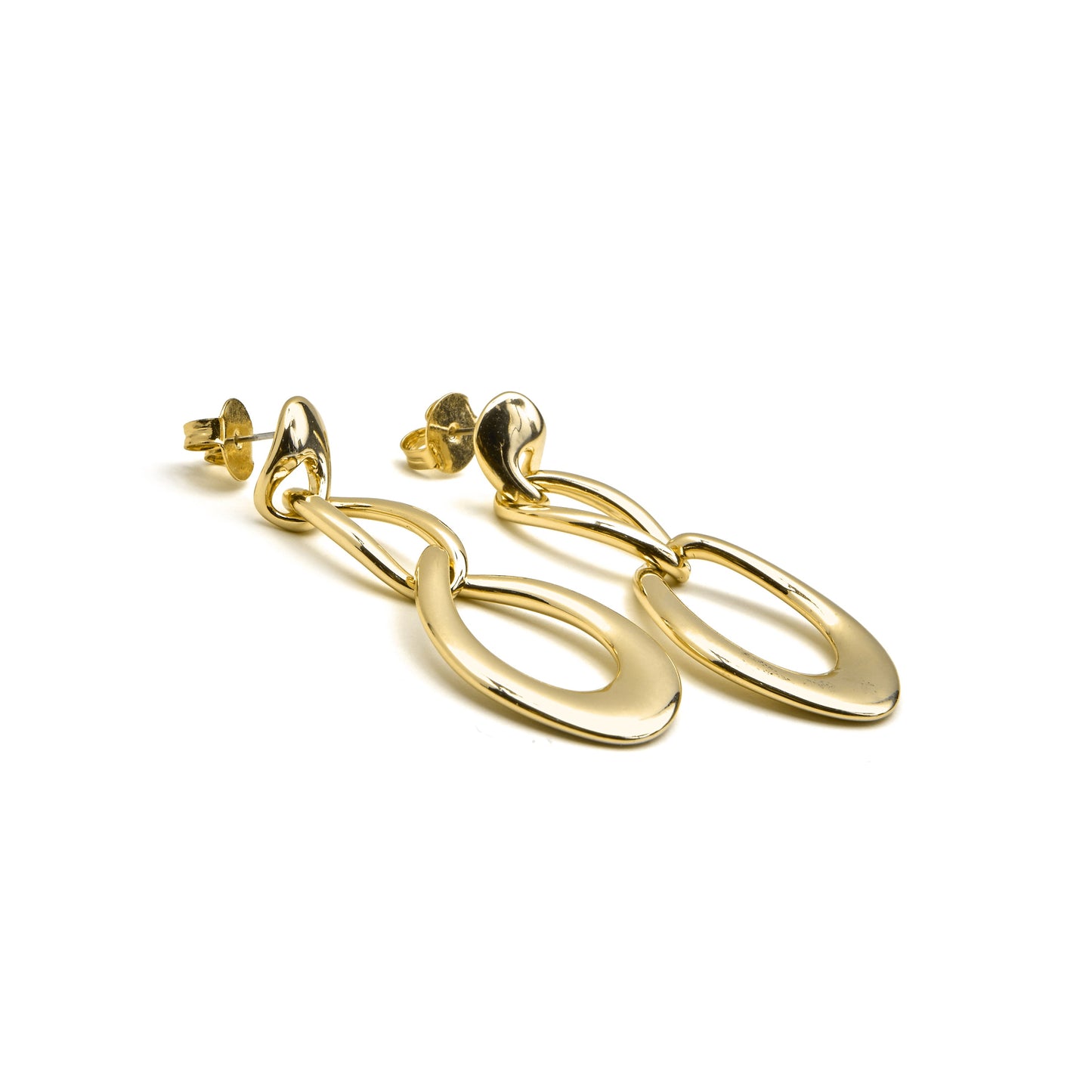 Pendientes acabado oro 18k - Saimil