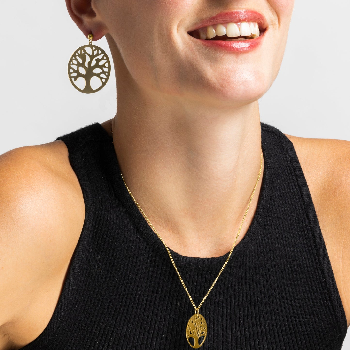 Collar acabado oro 18k - Konssa