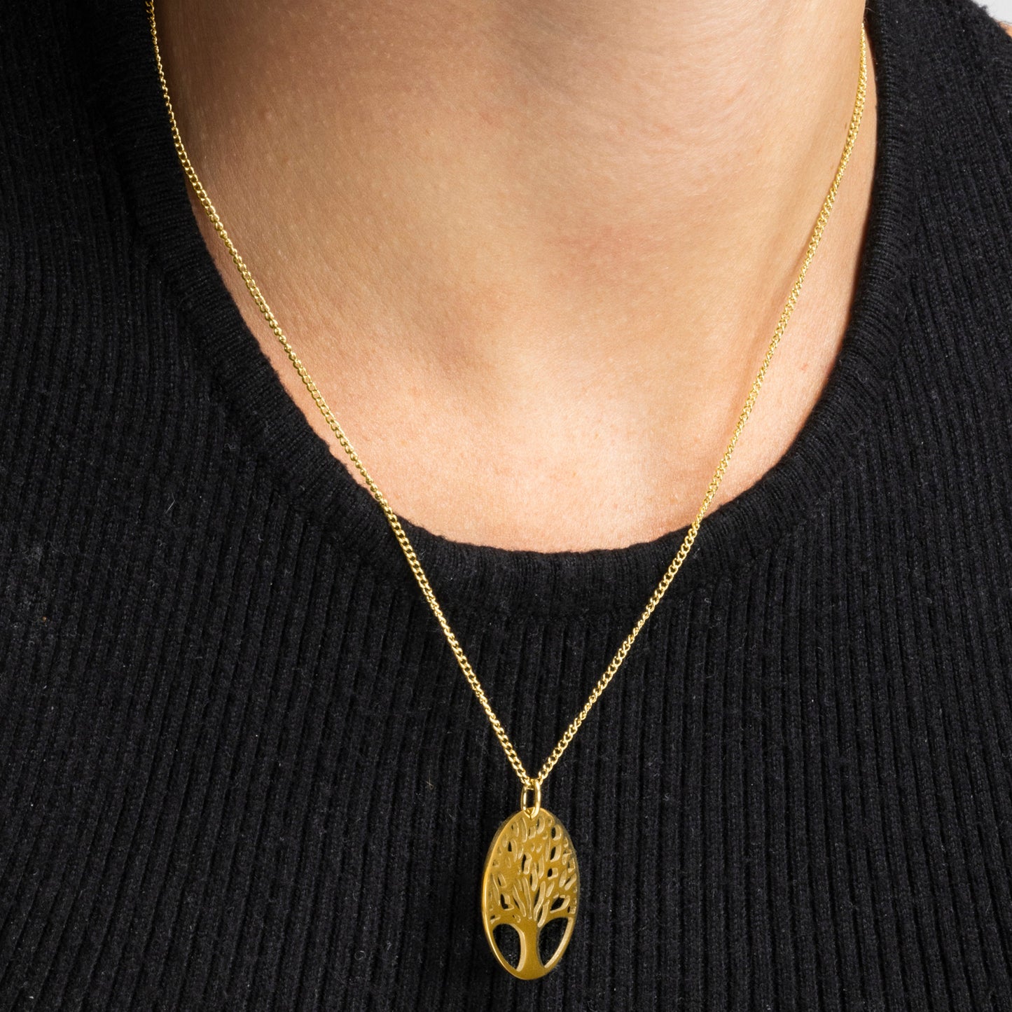 Collar acabado oro 18k - Konssa